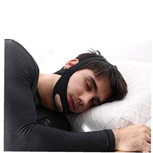 Case&Cover Lucha contra el ronquido Correa de Dejar de roncar Correa de Barbilla ronquido Protector de Boca Tratamiento Ronquido Libere para Dormir ronquido Device Tool