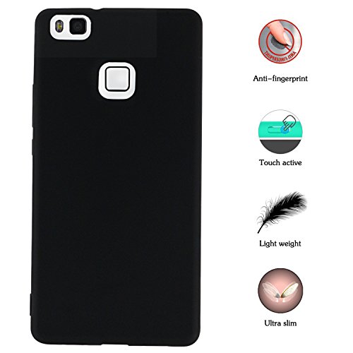 Caselover 7X Funda Huawei P9 Lite, Suave TPU Silicona Carcasa para Huawei P9 Lite Ultra Delgado Flexible Case Cover Bumper Goma Mate Opaco Protectiva Caso - 7 Color