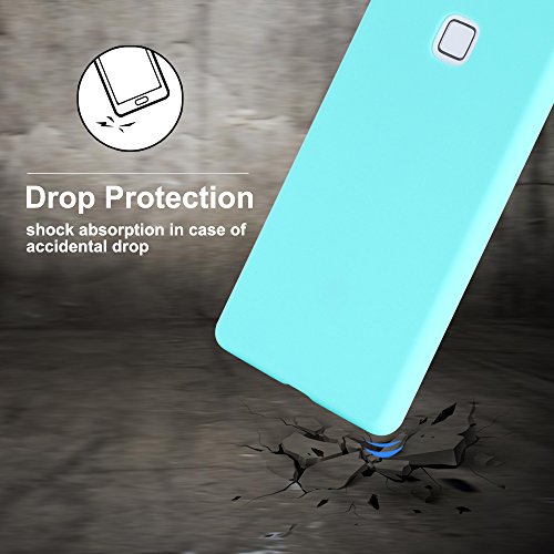 Caselover 7X Funda Huawei P9 Lite, Suave TPU Silicona Carcasa para Huawei P9 Lite Ultra Delgado Flexible Case Cover Bumper Goma Mate Opaco Protectiva Caso - 7 Color
