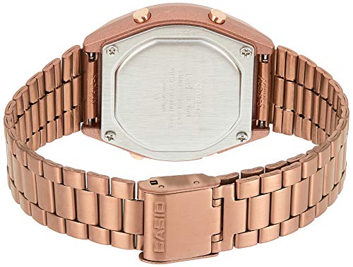 Casio Collection B640WC-5AEF, Reloj Digital Unisex, Acero Inoxidable, Marrón