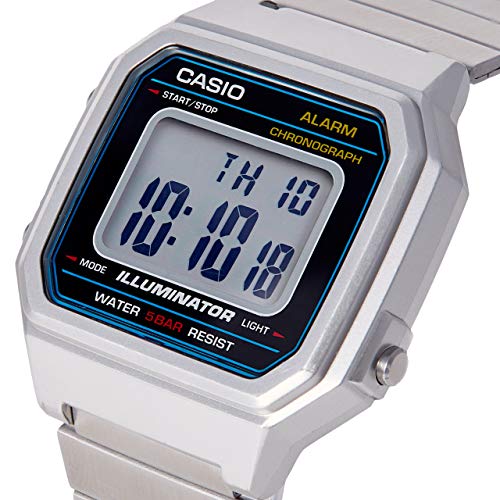Casio Reloj Digital para Hombre de Cuarzo con Correa en Acero Inoxidable B650WD-1AEF