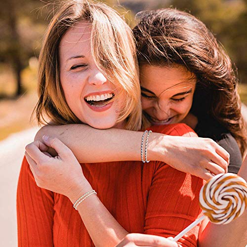 CASSIECA 10Pieza Pulsera Trenzada Amistad para Mujeres Niñas Hecha a Mano Pulsera de Cuerda Multicolor Pulsera para Tobillo Regalos de Cumpleaños Ajustable