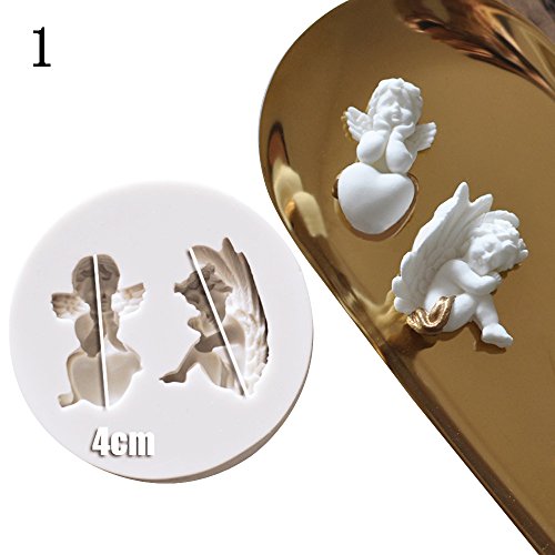 Castillo de la belleza DIY 3d ángeles jabón molde, molde de silicona Fondant molde, tarta de Chocolate decoración de moho, fondant hornear herramienta