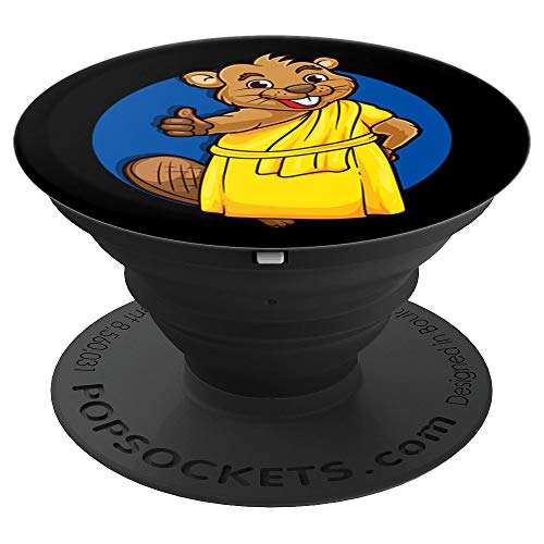 Castor Monje | Regalo Del Espíritu Animal Del Castor Roedor PopSockets Agarre y Soporte para Teléfonos y Tabletas