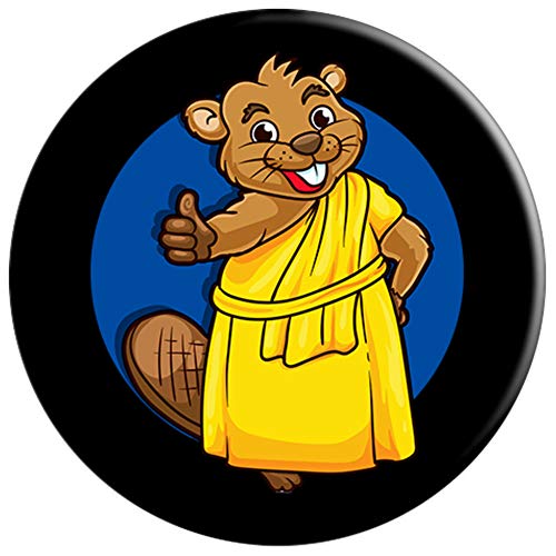 Castor Monje | Regalo Del Espíritu Animal Del Castor Roedor PopSockets Agarre y Soporte para Teléfonos y Tabletas