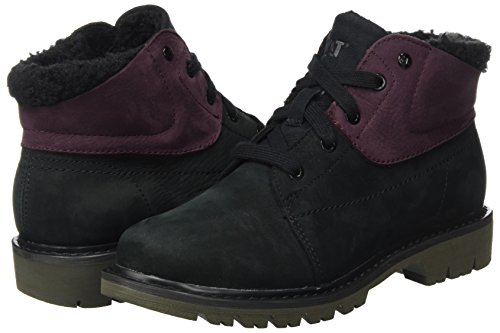 Cat Footwear Fret Fur WP, Botas para Mujer, Negro (Womens Black/Wine Tasting), 40 EU