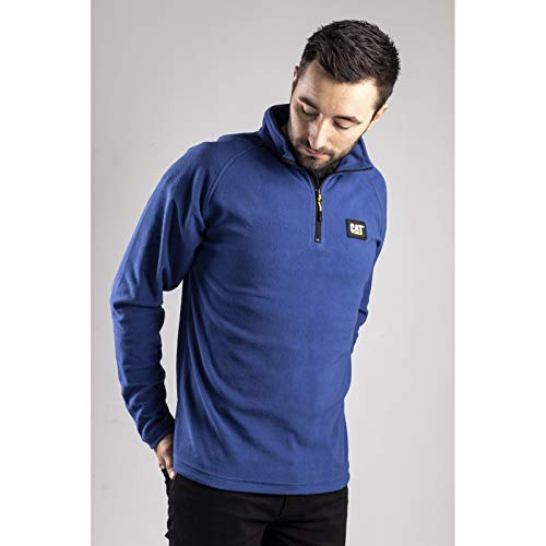 Caterpillar Jersey polar modelo Concord para hombre (XXL/Azul)