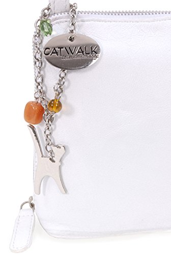 CATWALK COLLECTION - LENA - Bolso bandolera - Cuero - Blanco