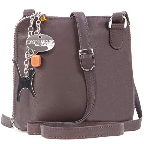 CATWALK COLLECTION - LENA - Bolso bandolera - Cuero - Marrón