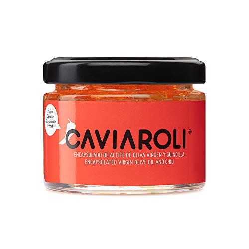 Caviaroli - Encapsulado de Aceite de Oliva Virgen Extra con Guindilla - 50 g