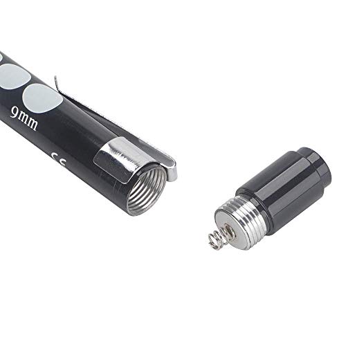 CAVN Linterna de bolígrafo de diagnóstico médico, 2Pack con indicador de pupila para estudiantes de enfermería Con 4 pilas