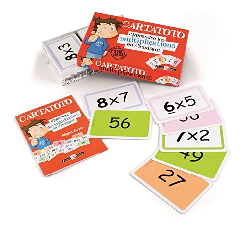 Cayro - Cartatoto Multiplicaciones - Juego Educativo Infantil - Desarrollo de Habilidades matemáticas - Juego de Cartas (410010)