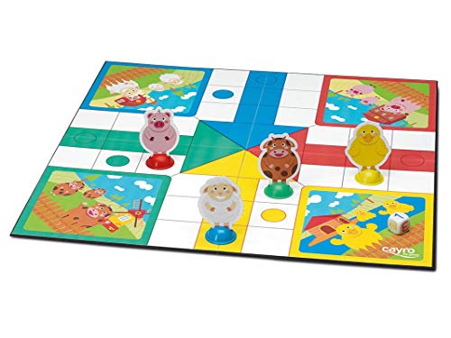 Cayro -Mi Primer parchis- Juego de Mesa Infantil - parchís Infantil - Juego de cooperación Desarrollo de Habilidades visuales y lógico-matemáticas - Juego de Mesa (163)