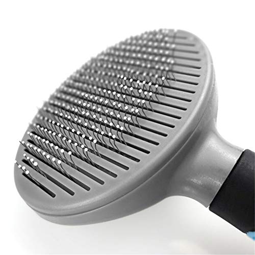 CCHM Mascota Peine preparación del Gato Herramientas de la preparación del Perro Mascota Suministros Eléctricos piojos Groomer del Perro Peine,Azul