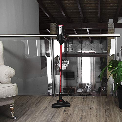 Cecotec Conga ThunderBrush 520 Aspirador vertical 360º 2 en 1. Aspirador vertical y de mano. Tecnología ciclónica. Filtro HEPA. Eficiencia energética clase A+. Bajo consumo de 600 W