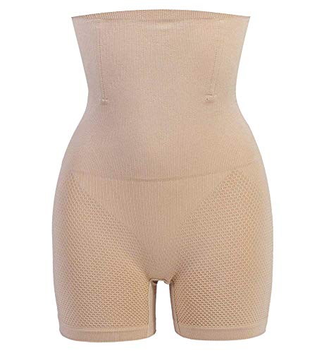 Ceestyle Faja Reductora Braguita Moldeadora Adelgazante Faja Pantalón Cintura Alta Body Moldeador Abdomen Shapewear Lenceria Mujer (Albaricoque, M)