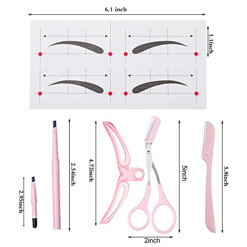 Cejas Plantillas,Plantilla Cejas Perfectas,Cejas Perfectas Plantillas,Plantillas Cejas Maquillaje,Plantilla de la Ceja,Kit Cejas Perfectas