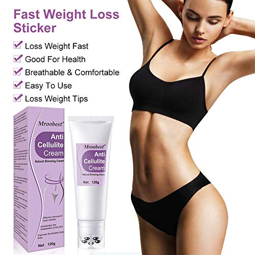 Cellulite Cream, Crema Anticelulítica, Crema Anticelulítica, Crema para celulitis con rodillo de masaje, Eliminación eficaz de la celulitis corporal, Mejora las líneas hinchadas