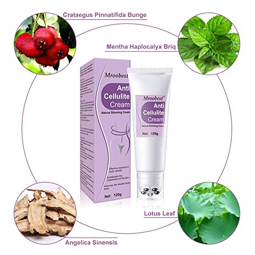 Cellulite Cream, Crema Anticelulítica, Crema Anticelulítica, Crema para celulitis con rodillo de masaje, Eliminación eficaz de la celulitis corporal, Mejora las líneas hinchadas