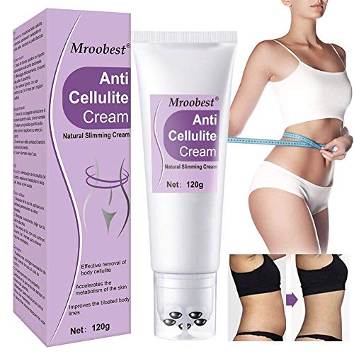 Cellulite Cream, Crema Anticelulítica, Crema Anticelulítica, Crema para celulitis con rodillo de masaje, Eliminación eficaz de la celulitis corporal, Mejora las líneas hinchadas