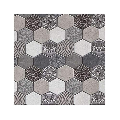 censhaorme 3D Decoratoin de PVC de pared adhesivo de azulejo removible Pegar Morden anticolisión bricolaje Revestimientos