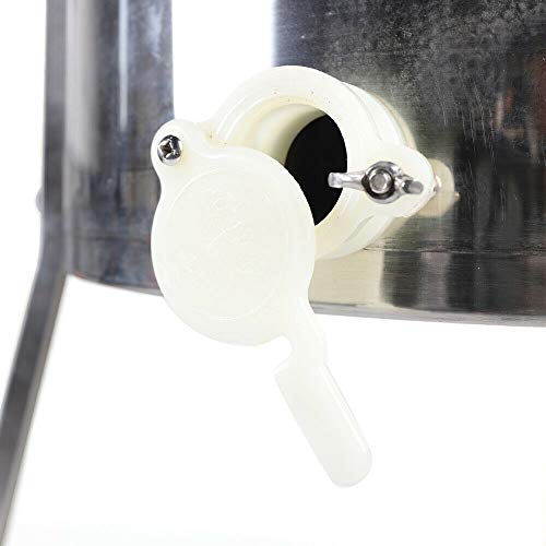 Centrifugadora de miel eléctrica de acero inoxidable, centrifugado de miel, 4 marcos, cubos de miel, apicultores, centrifugador, extractor de abejas, accesorios, 120 W