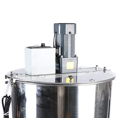 Centrifugadora de miel eléctrica de acero inoxidable, centrifugado de miel, 4 marcos, cubos de miel, apicultores, centrifugador, extractor de abejas, accesorios, 120 W