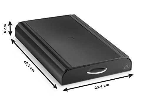 CEP Take a Break Soporte de máquina de café con 1 cajón de Almacenamiento para capsulas, Negro, 23.4x40.5x6 cm