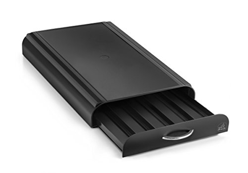 CEP Take a Break Soporte de máquina de café con 1 cajón de Almacenamiento para capsulas, Negro, 23.4x40.5x6 cm