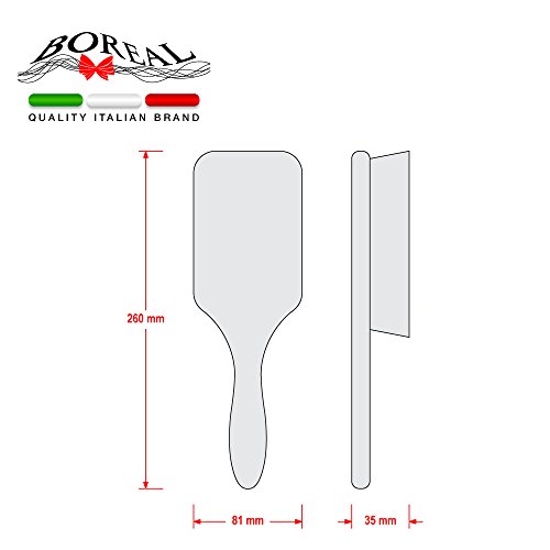 Cepillo cabello modelo gigante, antiestático y neumático. Madera natural.