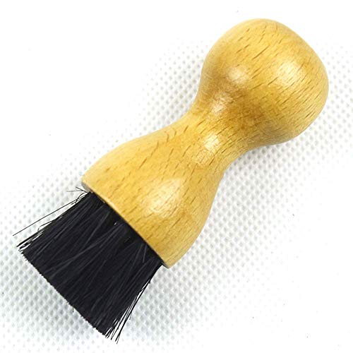 Cepillo para gamuza brinda un cuidado suave al nobuck,Práctico Cepillo de aplicador de Esmalte de Zapatos Cepillo de Mango de Madera Cepillo de Pelo de Cerdo para el Cuidado de los Zapatos