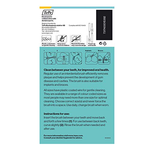 Cepillos interdentales de TePe (paquetes de 8).