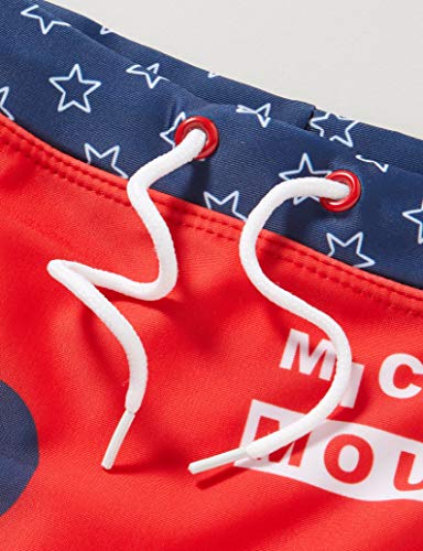 CERDÁ LIFE'S LITTLE MOMENTS Boxers Bañador Natacion Niño de Mickey Mouse-Licencia Oficial Disney, Rojo, 3 Años para Niños