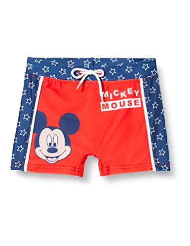 CERDÁ LIFE'S LITTLE MOMENTS Boxers Bañador Natacion Niño de Mickey Mouse-Licencia Oficial Disney, Rojo, 3 Años para Niños