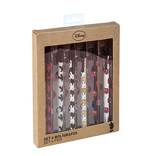 CERDÁ LIFE'S LITTLE MOMENTS Mickey, Set de Bolígrafos de Colores de minnie Mouse - Licencia Oficial de Disney Studios Unisex-Adult, Multicolor, Infantil