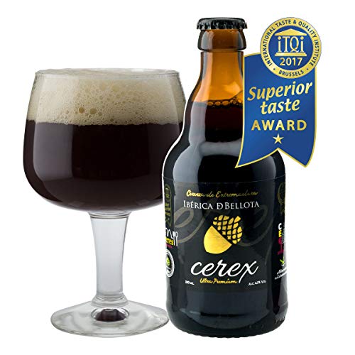 CEREX- Pack Degustación de 8 Cervezas Artesanas - Cerveza de Castaña, Ibérica de Bellota, Cereza y Pilsen