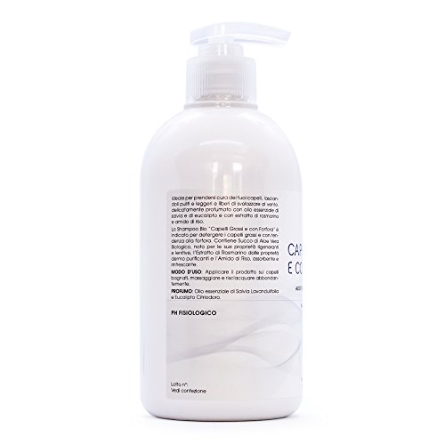 Champu Anticaspa Sin Sulfatos Ni Parabenos Cabello Graso Natural Ecologico Antigrasa Con Phyto keratina Shampoo Profesional Para Pelo De Hombre Y Mujer 500 Ml Sin Siliconas Sebocorrector