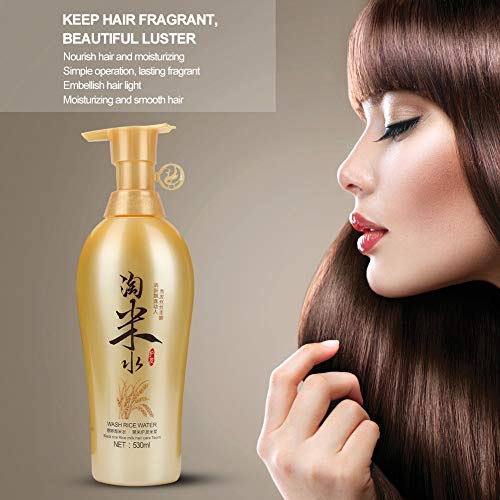 Champú Para El Cuidado Del Cabello, Champú Para El Cabello, Champú Anticaspa Con Aceite De Control De Agua De Arroz Original Que Nutre El Cabello Se Puede Usar En El Salón O En Casa Champú