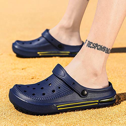 Chanclas Unisex Zapatos De Agujero Hombres Summer Air Cushionsandals Beach Sports Women Slip-On Shoes Zapatillas Slippers Mujer Hombre Croc Zuecos Crocks Crocse Water 42 Yello