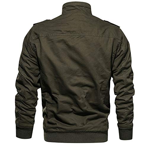 Chaqueta de Manga Larga de los Hombre Lavado Chaqueta Militar Gran tamaño Escudo Transpirable táctico BaZhaHei Invierno Abrigo Casual con Capucha de Lana Capa Jacket Parka Pullover