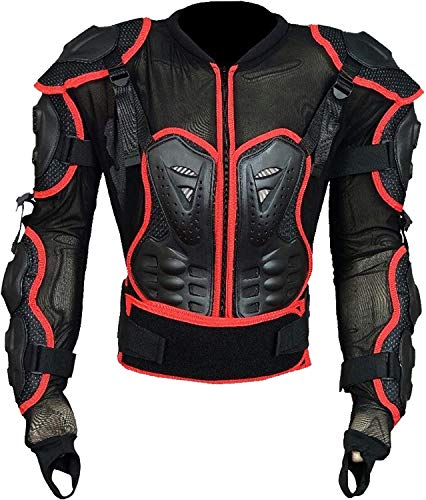 Chaqueta de protección completa para motocicleta, para hombre, para motocross, chaqueta protectora y pantalones de motocross, cintura de 30 a 33 pulgadas, pecho de 76 a 36 pulgadas, S/M