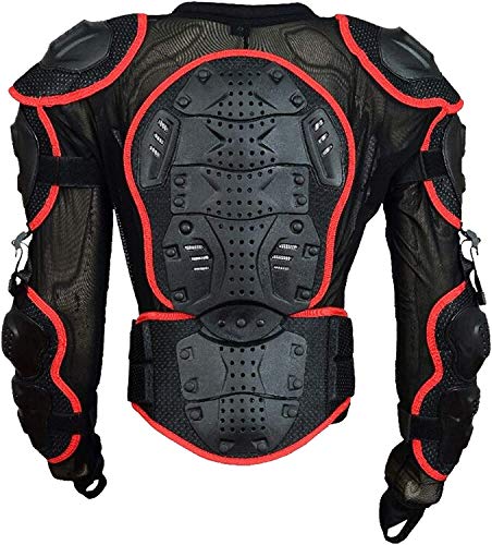 Chaqueta de protección completa para motocicleta, para hombre, para motocross, chaqueta protectora y pantalones de motocross, cintura de 30 a 33 pulgadas, pecho de 76 a 36 pulgadas, S/M