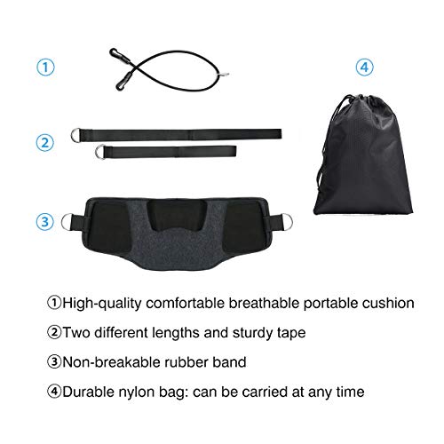 Charminer Aparatos de tracción en la cabeza para aliviar el dolor en la cabeza, relajar los músculos y las tensiones en la espalda