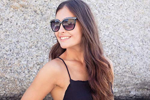 Cheapass Gafas de Sol Mujer Leopardo parama Mariposa con Pequeños Diamantes
