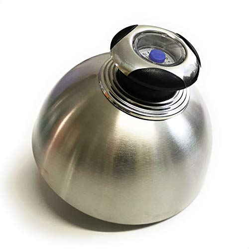 Cheeseburger - Campana para hornear y derretir carne de hamburguesa, acero inoxidable