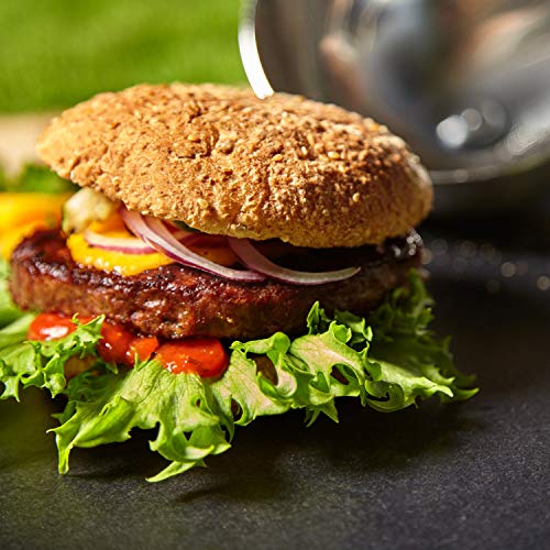 Cheeseburger - Campana para hornear y derretir carne de hamburguesa, acero inoxidable