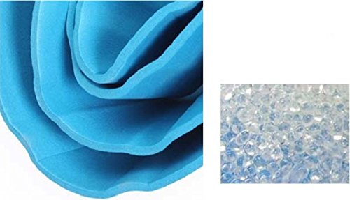 Chianrliu – Gorra protectora ajustable para baño para bebés azul azul