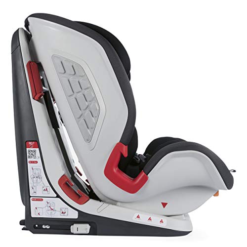 Chicco Chicco YOUniverse Fix Silla de coche isofix grupo 123 (9-36kg) con reductor, color negro (Jet Black) Silla de coche grupo 1/2/3, Color Jet Black