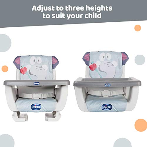 Chicco Mode - Elevador regulable en 3 alturas, 2 kg, diseño elefante