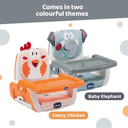 Chicco Mode - Elevador regulable en 3 alturas, 2 kg, diseño elefante